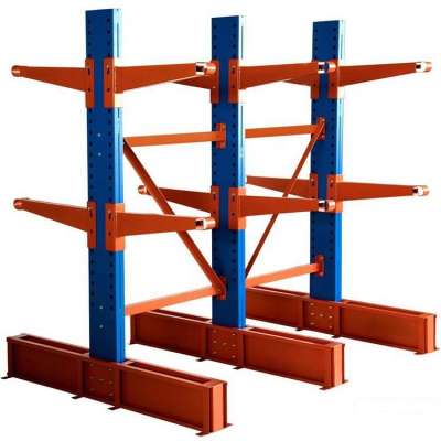 Heavy duty warehouse double side cantilever arm racking,pipe storage rack,cantilever warehouse racking systems