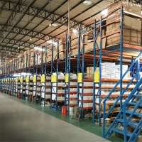 Warehouse steel mezzanine floor steel structure mezzanine flooring storage rack