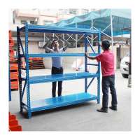 Q235 High-Quality Customized Warehouse Storage Metal Light Duty Shelf