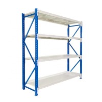 Q235 Cold-rolled Steel Medium Duty Warehouse Plastic Storage Rack Shelf