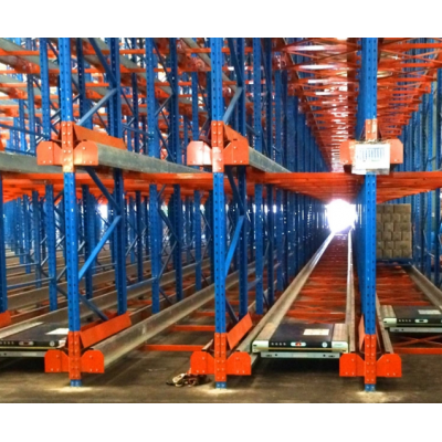 High capacity storage pallet rack radio shuttle shelving