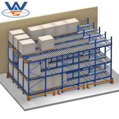 China factory good quality warehouse stackable pallet flow rack