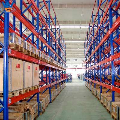 Corrosion protection warehouse storage selective pallet stacking rack system